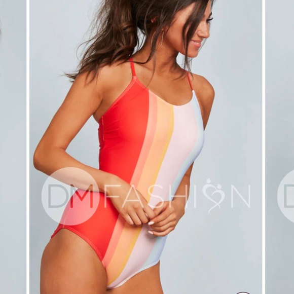 NWT DM SWIM size small lace up one piece - Picture 5 of 5